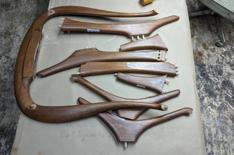 Vladimir Kagan Lounge Chair Rebuilding and Reupholstering Image-2