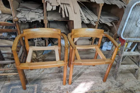 Wegner Chairs Rewoven Rush Image-2